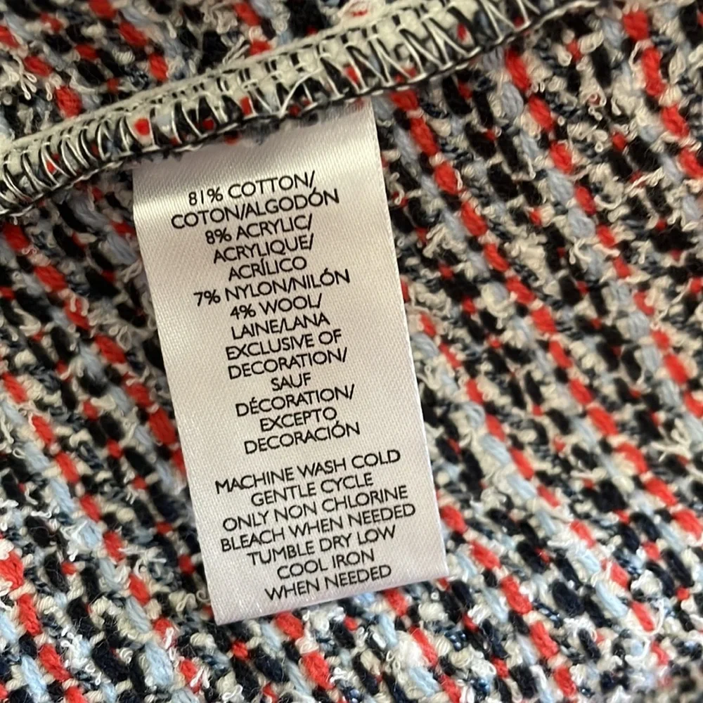 Tweed cotton blazer jacket - Picture 8 of 9